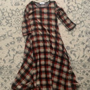 Plaid Flowy Dress